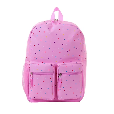 Jetstream Twin-Pocket Backpack, Pink