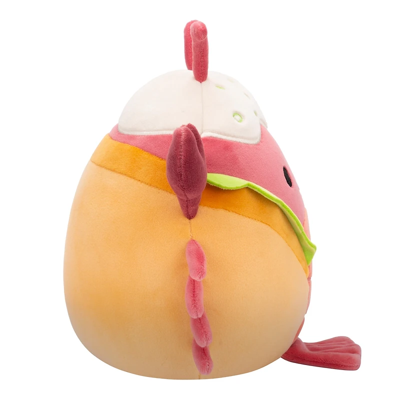 Squishmallows Original 7,5 pouces Lorono le homard rouge – Peluche officielle Jazwares (petit)