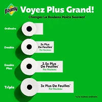 Bounty Paper Towels Select-A-Size White, 4 Double Rolls Per Roll, 4CT