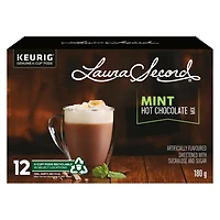 Keurig® Laura Secord® Mélange à chocolat chaud à la menthe capsule K-Cup® 12ct 12 Capsules K-Cup®