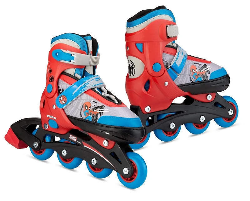 Marvel Spider-Man Adjustable Switcher Skates, extra small (Y8 - Y11), red