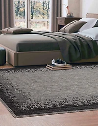 ECARPET Edge Contemporary/Modern Area Rug for living room, bedroom, dining room, entrance, hallway and more.