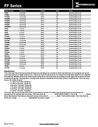 Compte à rebours Intermatic à ressort, 125-277 VAC, 50/60 Hz, SPST, 30 minutes maximum, sans maintien