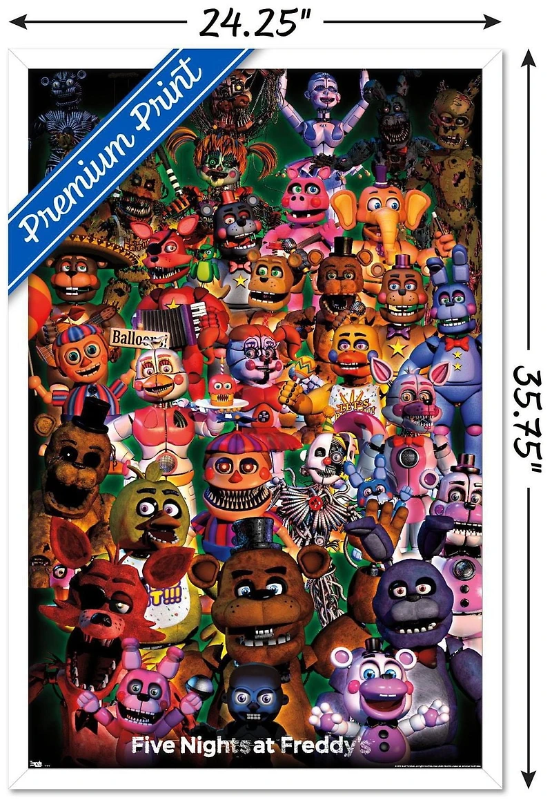 Five Nights at Freddy's - Ultimate Group Wall Poster