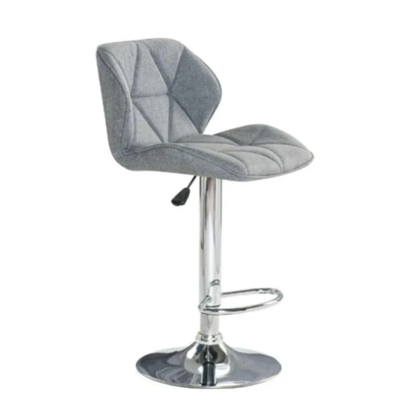 Tabouret réglable moderne de la collection Heavenly avec cadre en acier inoxydable