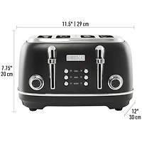 Haden Heritage 4-Slice Wide Slot Toaster