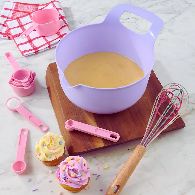 Way to Celebrate 3-Quart Kitchen Mixing Bowl in Soft Purple, Easter Baking Tool