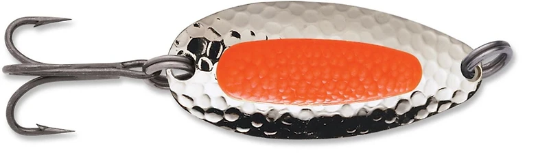 Blue Fox Cuillère Pixee 1/4 oz., Plaqué Nickel/Orange Fluorescent