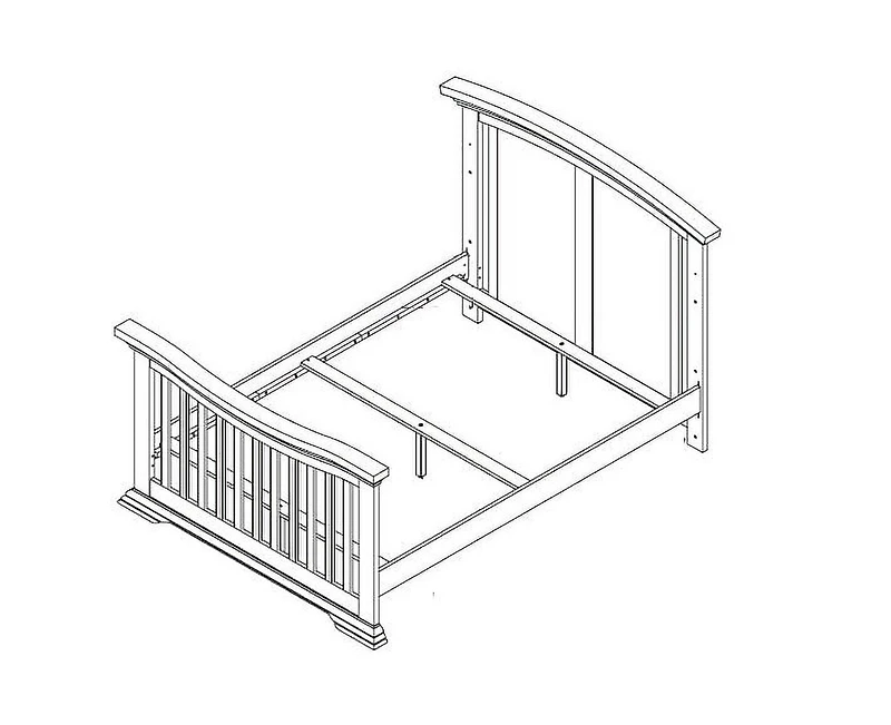 Concord Baby Bed Rails for Vermont, Brayden and Alton Cribs