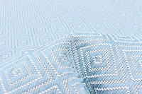 ECARPET Outdoor Area Rug for Patio, Deck, Backyard, Camping, Water Proof Carpet, Veranda Diamond Collection