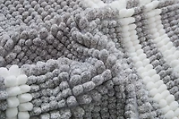 Chaps Tapis de bain de luxe – Confort moelleux pour salles de bains élégantes, gris, 43,2 x 61 cm