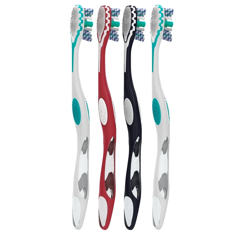 Colgate 360° Advanced Optic White, paquet de 4, souple 4 Brosse à dents