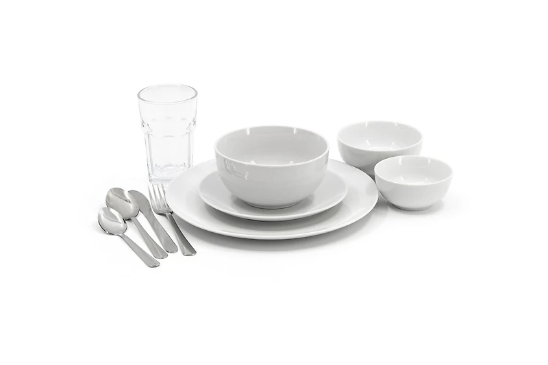 Ensemble combiné de vaisselle 60 pièces Ensemble de 60 pièces
