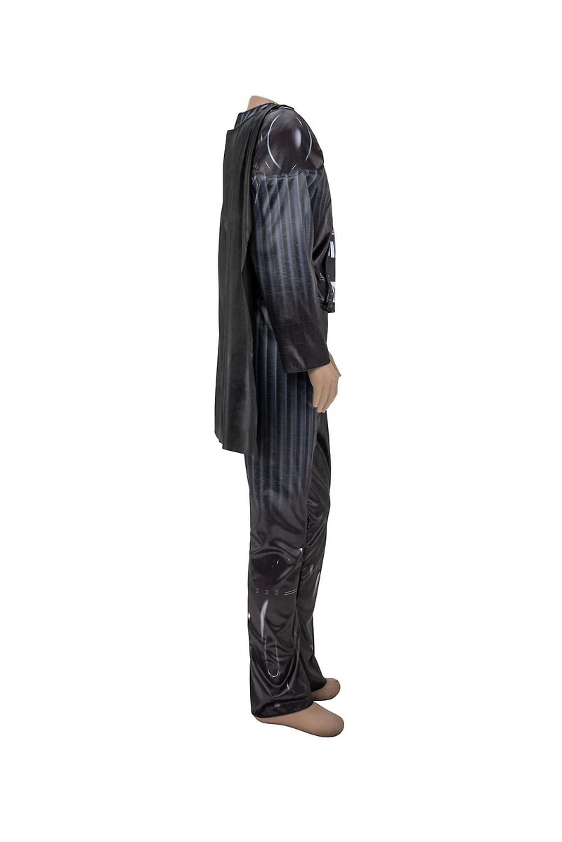STAR WARS Adaptive Darth Vader Youth Costume - Printed Jumpsuit with Tube Access, Roomier Legs, and 3D Plastic Mask
