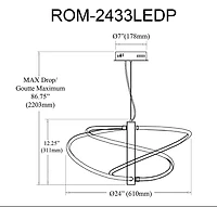 Romy LED Pendant