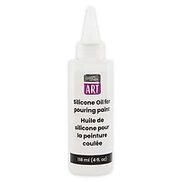 Huile de silicone UNIQUE CREATIV ART — 118 ml (4 oz liq.) Additif pour cellules Fluid‑Art