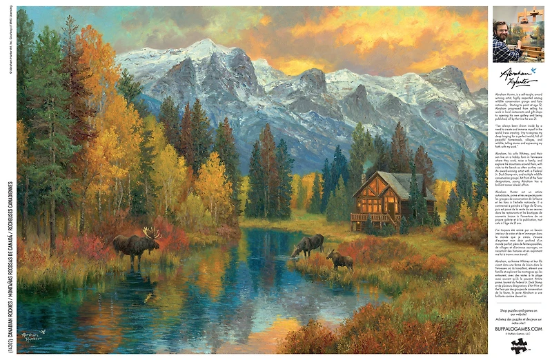 Buffalo Games Canadian Rockies 1000-Piece Interlocking Jigsaw Puzzle