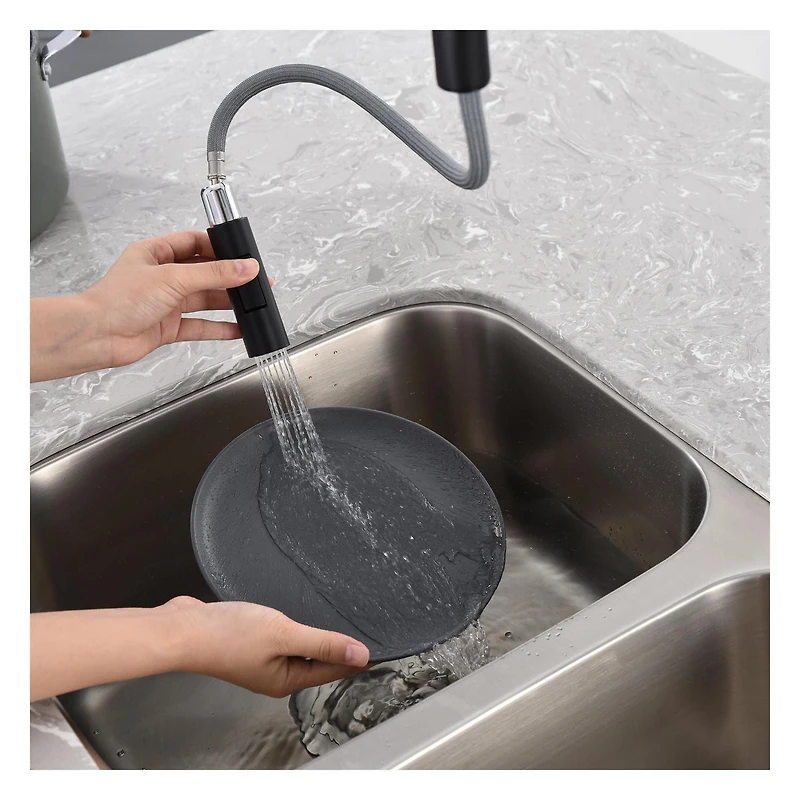 The akuaplus® ABA pull down Kitchen Faucet