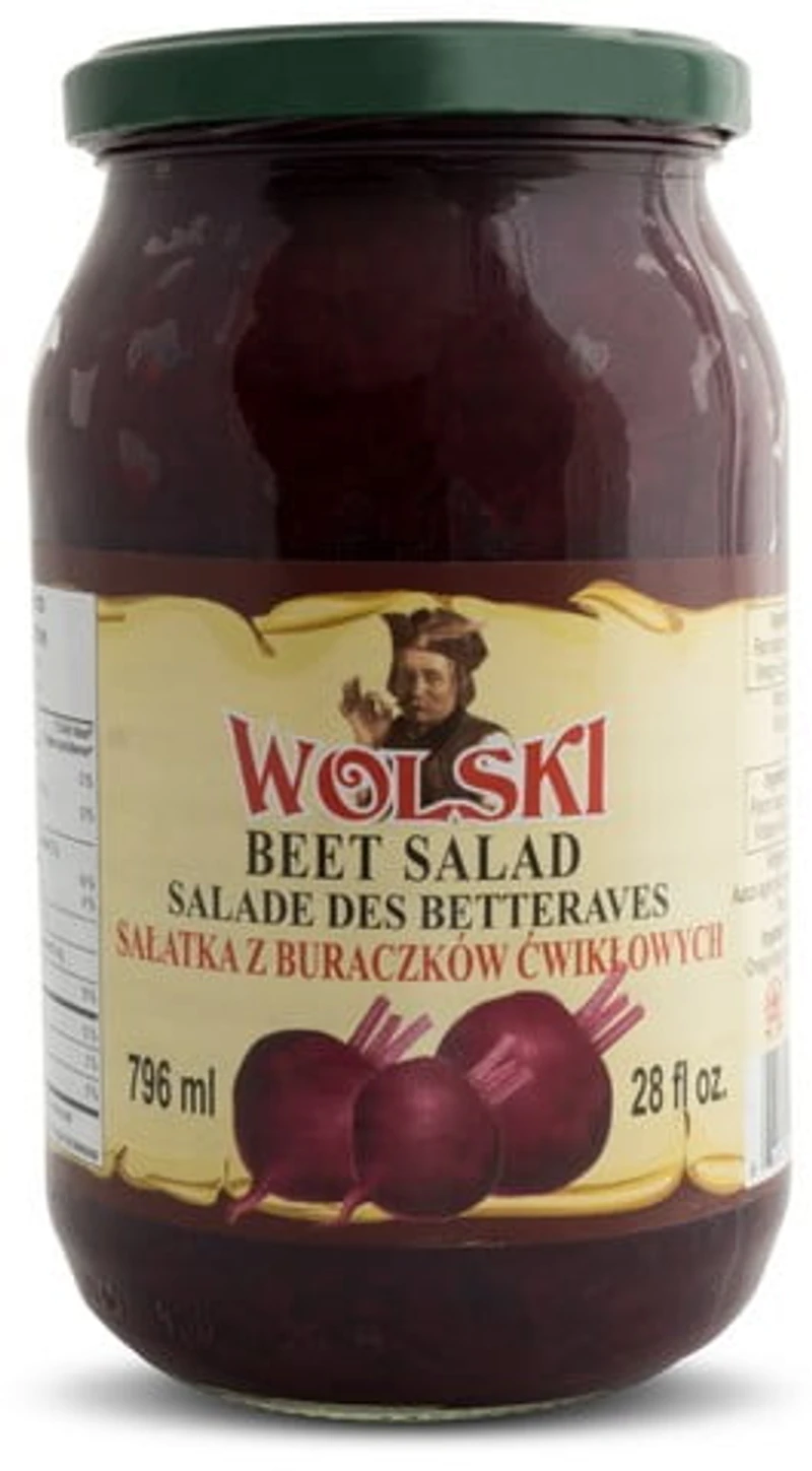 Wolski Salade de betteraves, Pot de 796 ml Salade betteravesWolski,796ml