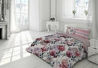 Gouchee Home Carmela Florale Ensemble de housse de couette en coton Réversible