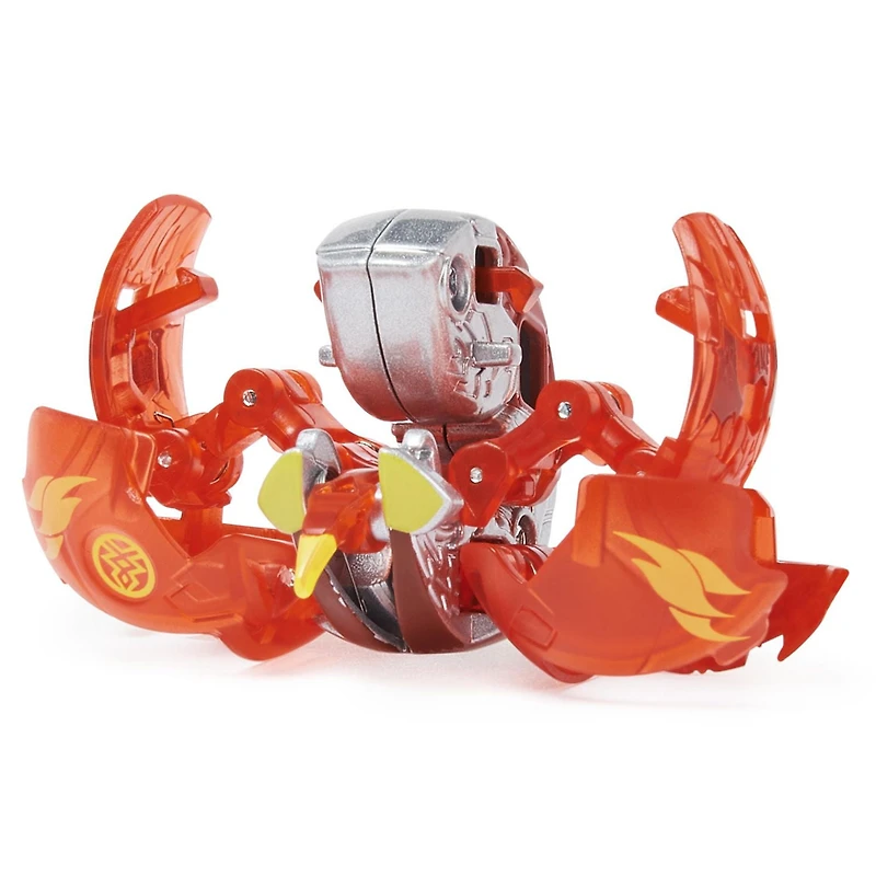 Bakugan Evolutions, Coffret Battle Strike Sectanoid et Babadrill, 6 figurines articulées Bakugan, 9 cartes à collectionner et 8 BakuCores, jouets pour garçons à partir de 6 ans