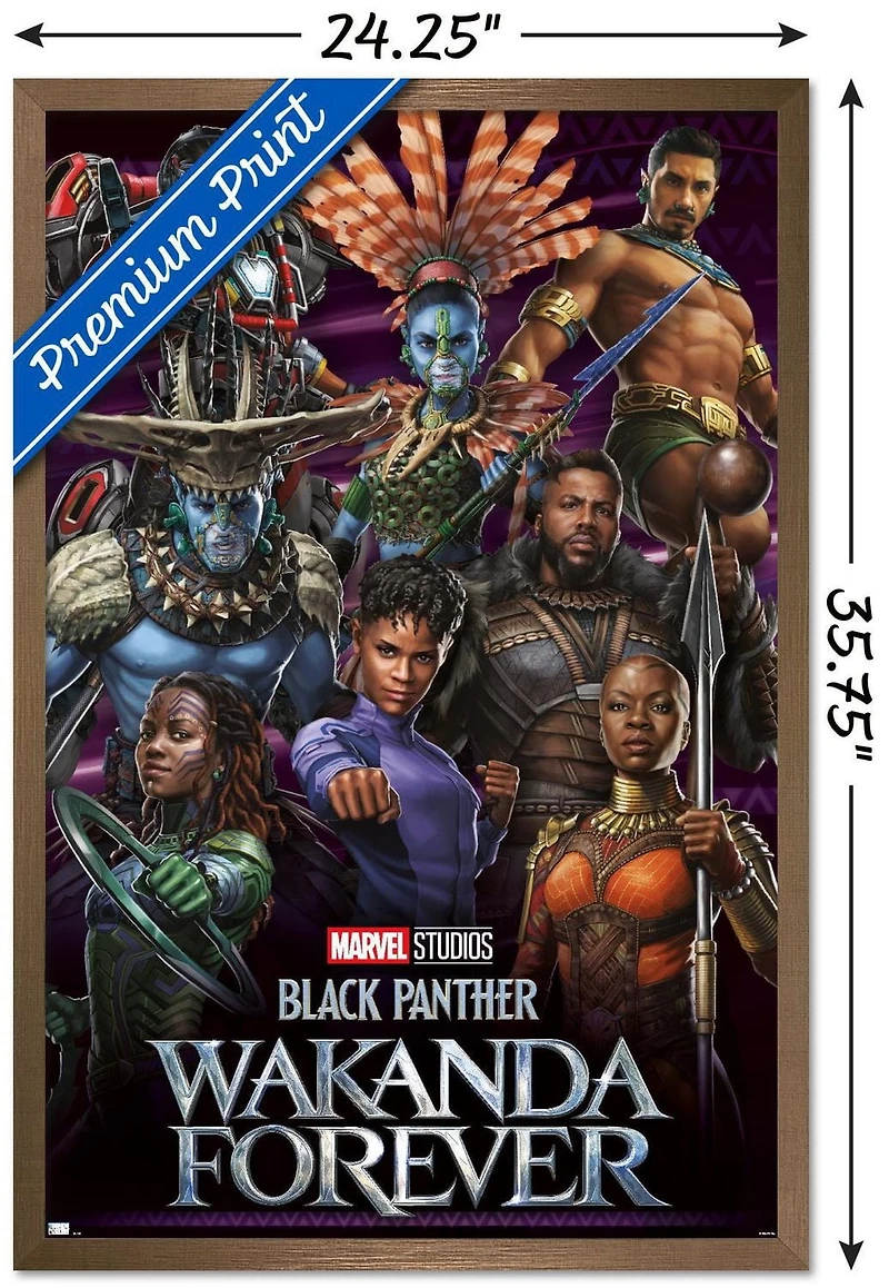 Marvel Black Panther: Wakanda Forever - Group Wall Poster