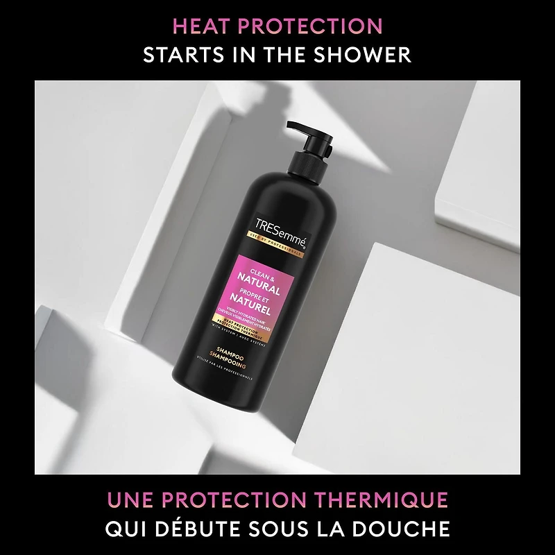 Shampooing TRESemmé Clean & Natural + Pro Nutrients 828 ml Shampooing