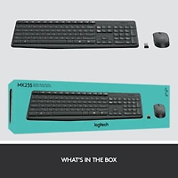 Logitech MK235 Clavier sans fil et souris gris anglais