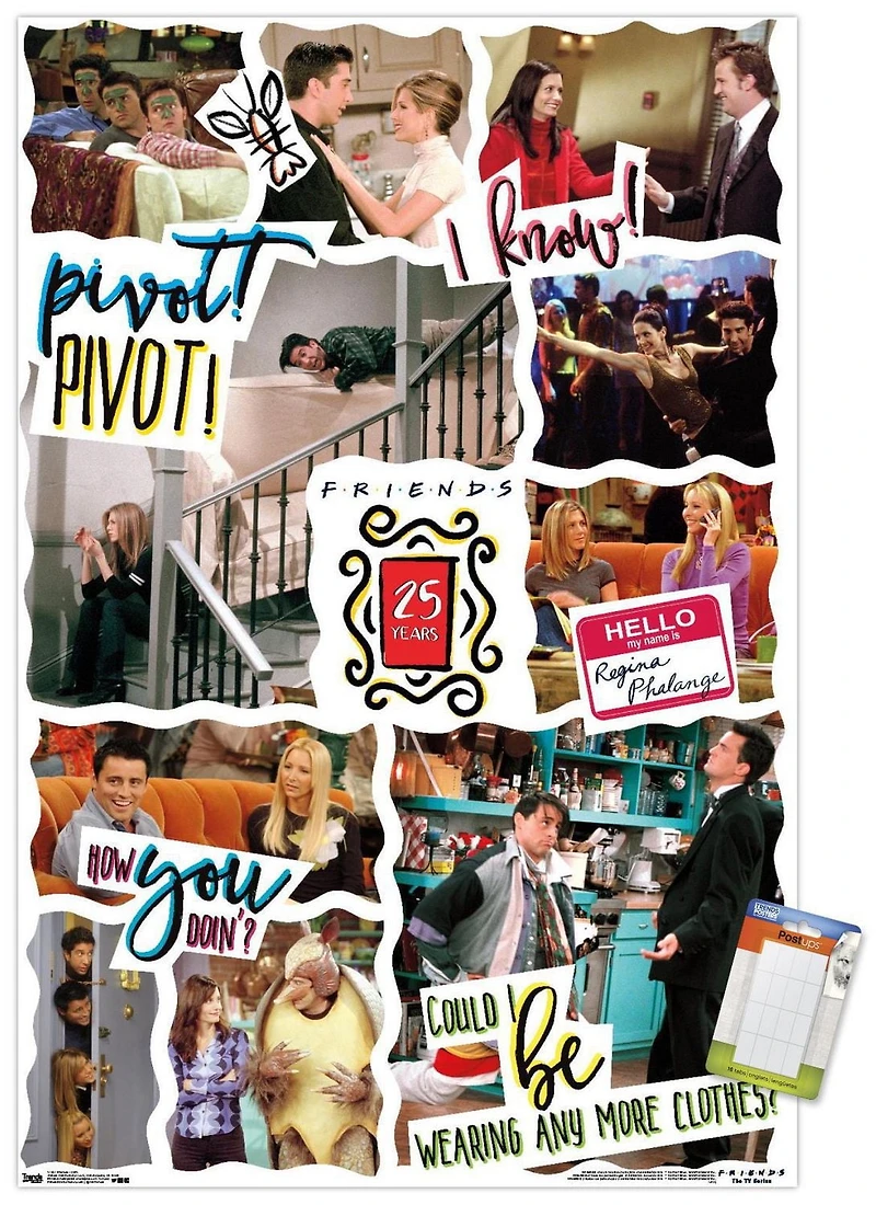 Friends - 25th Wall Poster, 22.375" x 34"