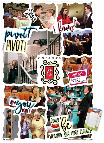 Friends - 25th Wall Poster, 22.375" x 34"