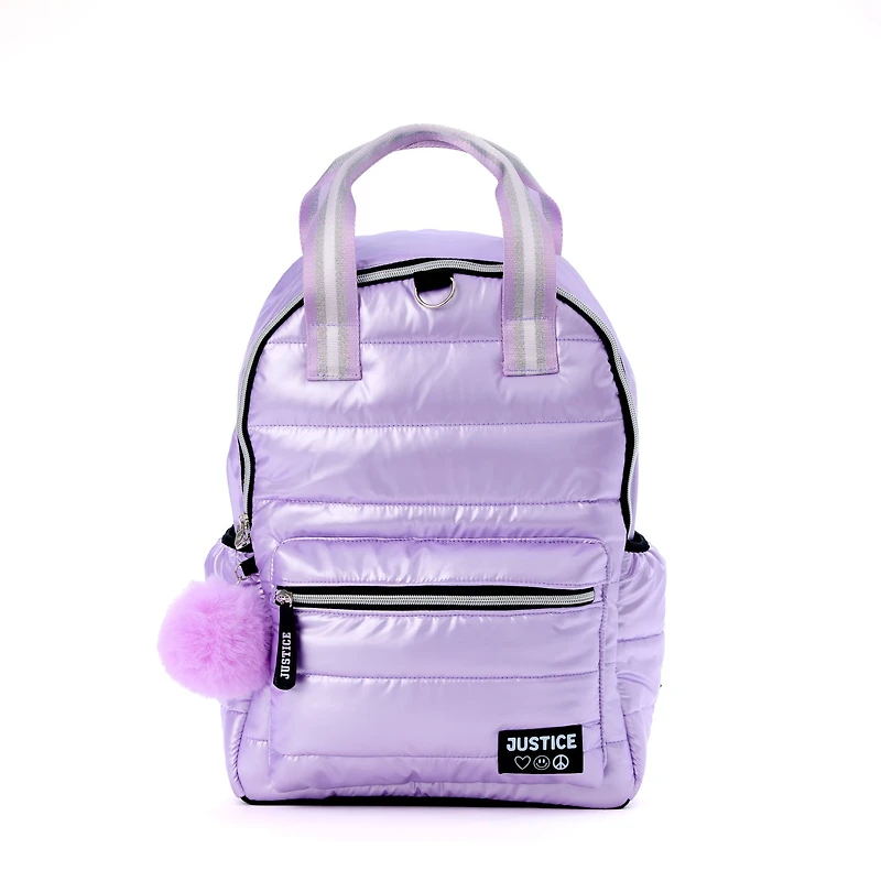 Ensemble sac à dos et boîte à lunch Justice Lilac Dream
