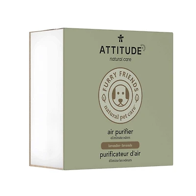 ATTITUDE™ Éliminateur d'odeurs pour animaux – Purificateur d’air à la lavande, sans danger pour les chats et les chiens, 227 g