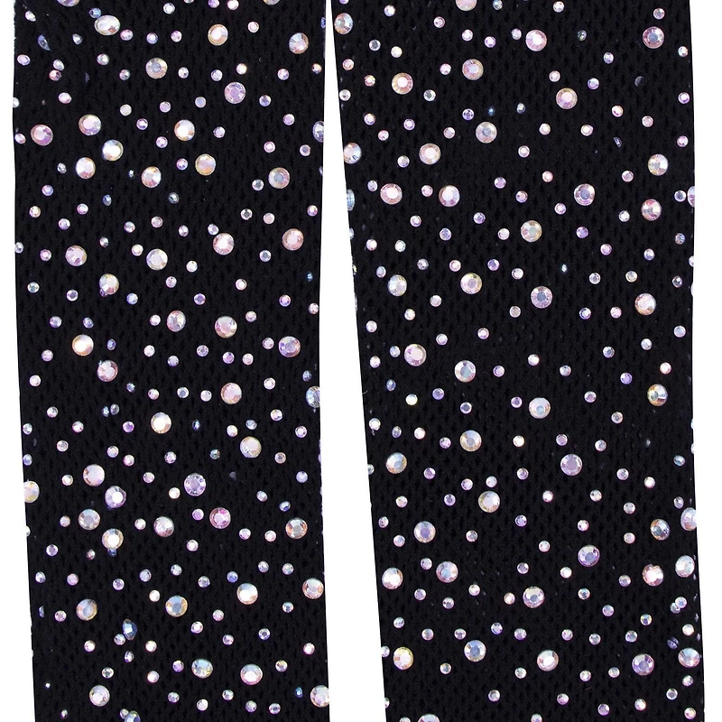 RHINESTONE FISHNET TIGHTS-BLACK