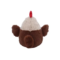 Façon de célébrer pâques Polyester 8 pouces, jouets en peluche de poulet brun -- Brown