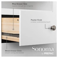 Prepac Monterey White Children’s 6-Drawer Dresser