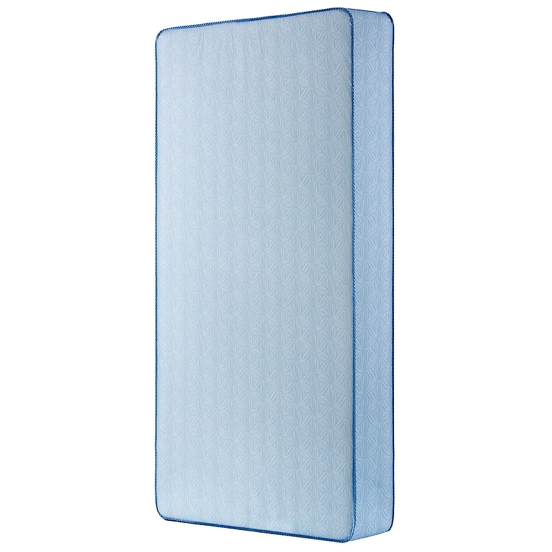 Dream On Me Moonlight Crib and Toddler Coil Mattress, Model #150-130 In Blue