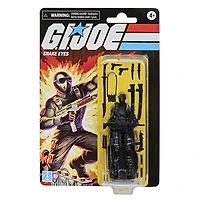 G.I. Joe Retro Collection Snake Eyes Toy 3.75-Inch-Scale Collectible Action Figure with Multiple Accessories, Toys for Kids Ages 4 and Up