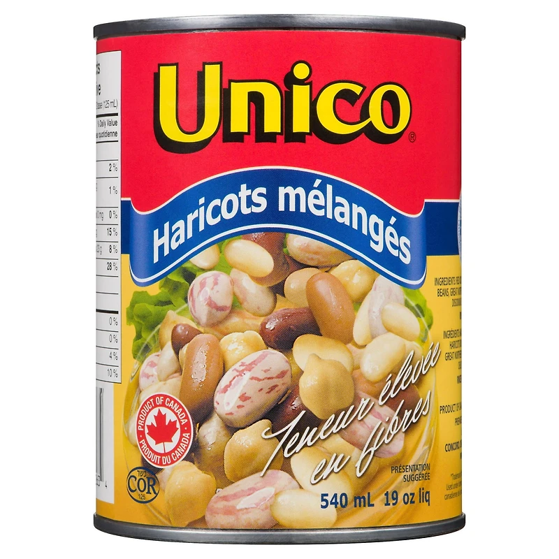 Unico High Fibre Bean Medley, 540 mL