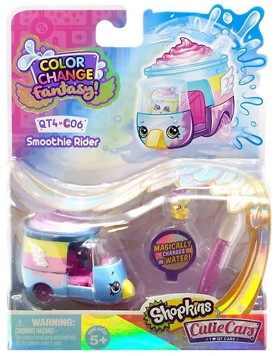 Shopkins Cutie Cars Couleur changante -  Fantasy - Smoothie Rider - QT4-C06
