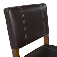 Tabouret de comptoir brun Augusta