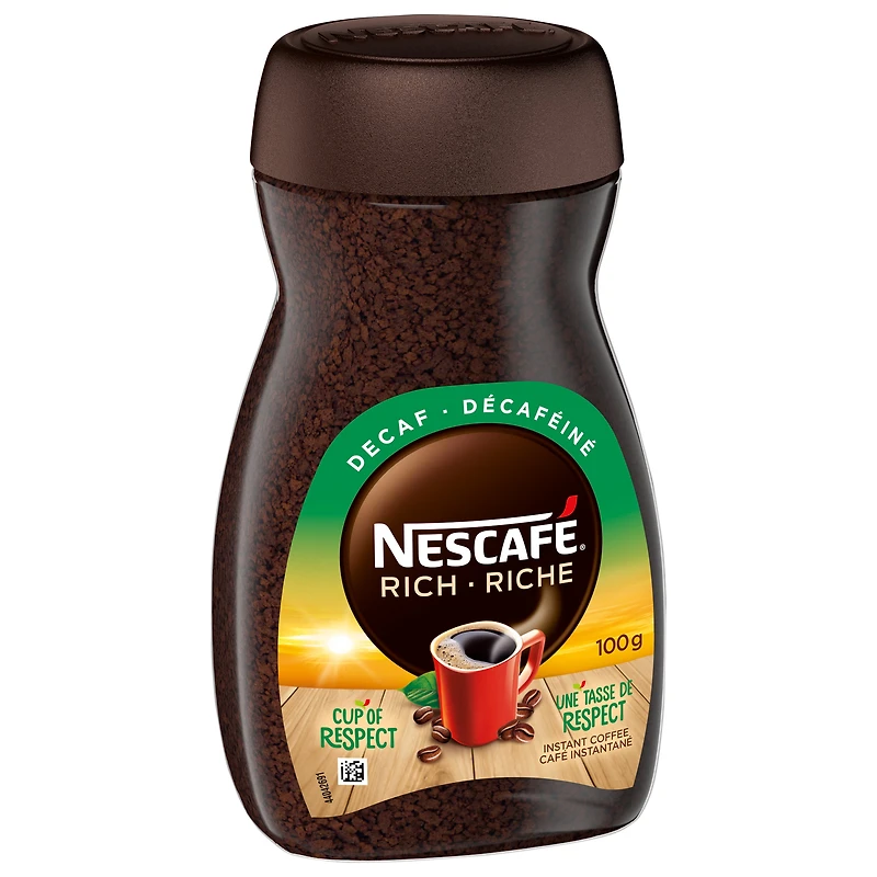 Café instantané NESCAFÉ® Riche Décaféiné 100 g 100 GR