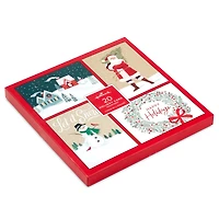 Hallmark Boxed Assorted Christmas Notes, Cozy Holidays (Pack of 20 Cards with Envelopes)