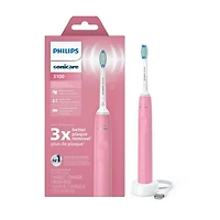 Philips Sonicare 3100 Brosse à Dents Électrique, Brosse à Dents Électrique Rechargeable avec Capteur de Pression, Rose Foncé HX3681