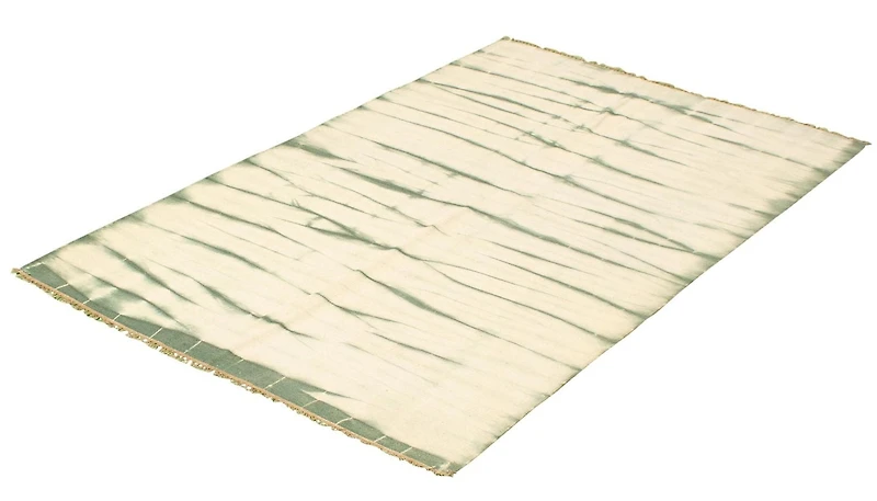 ECARPETGALLERY 4'10" x 7'11" Contemporary Color Transition Hand Made Area Rug for Living Room, Dining Room and Bedroom in Ivory