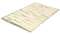 ECARPETGALLERY 4'10" x 7'11" Contemporary Color Transition Hand Made Area Rug for Living Room, Dining Room and Bedroom in Ivory