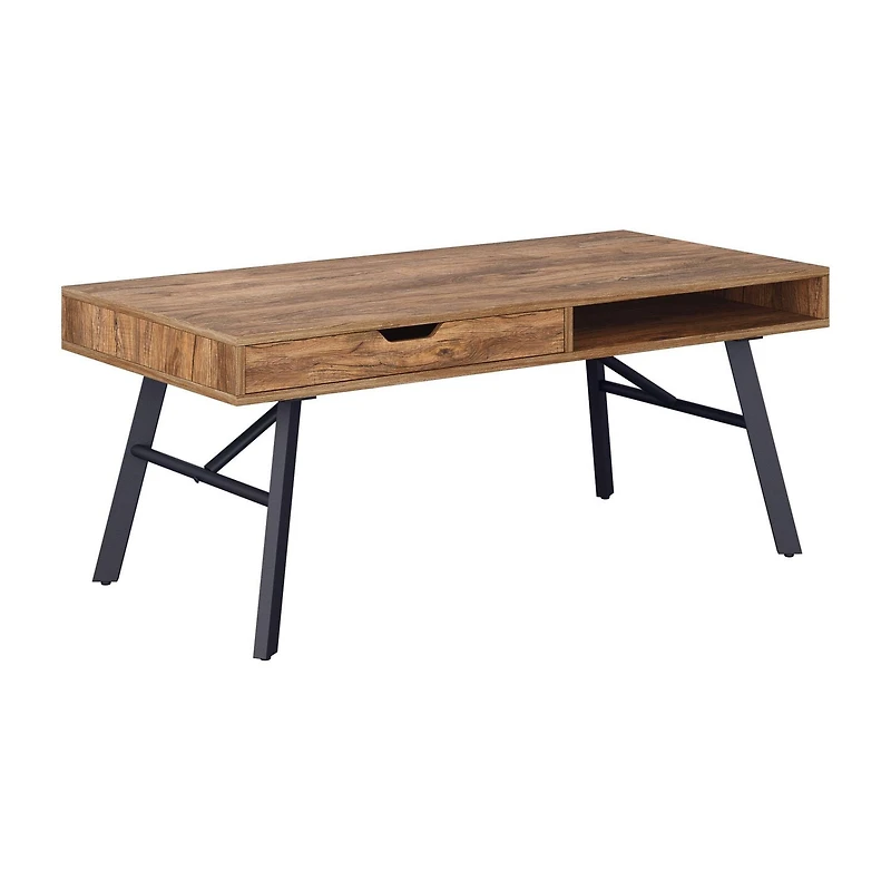 Table basse Auston finition grain de bois
