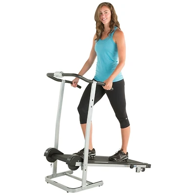 PROGEAR 190 Manual Treadmill with 2 Level Incline and Twin Flywheels