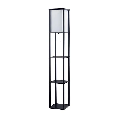 HOMETRENDS Floor Lamp, 63", black