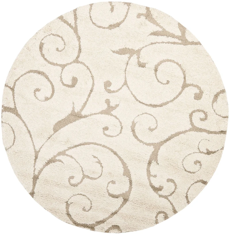 SAFAVIEH Florida Douglas Floral Vines Shag Area Rug