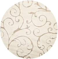 SAFAVIEH Florida Douglas Floral Vines Shag Area Rug